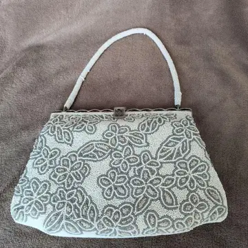 꽃무늬 비즈 자수 파티 백 기모노 가방