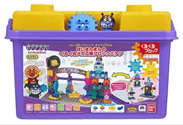 블록 라보 세균맨의 빙글빙글 메카 공장 블록 버킷