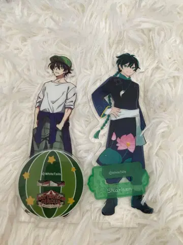 와이텔즈 샤크 군 아크릴 스탠드 브라테 DDC 꽃 용 기차