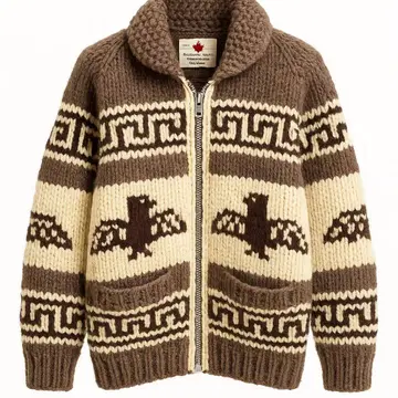 최종 가격 캐나다제 캐네디언 스웨터 이글 카우친