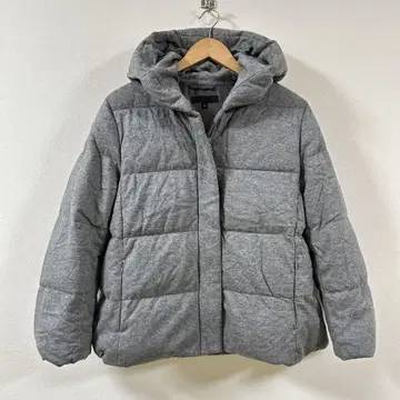 새상품급 유니클로 여성용 다운 자켓 그레이