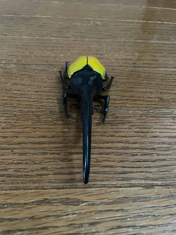 곤충형 피규어 블랙과 옐로우 컬러