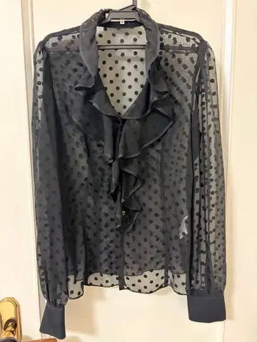 pinky&Dianne 도트 레이스 블라우스