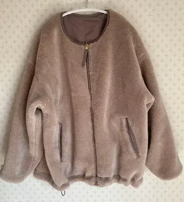 FOUND GOOD 파운드굿 리버서블 보아 블루종