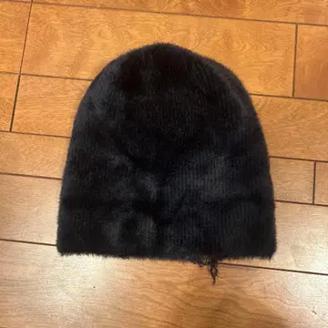 나이키 블랙 니트 모자 비니 퍼