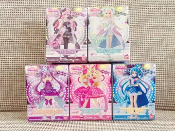 큐티 피규어 5체 컴프 키미와 아이돌 프리큐어