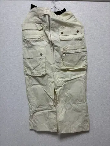 [ MAISON SPEACIAL ] 아이보리 카고 스커트 슬릿 포함