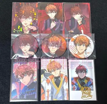 3SKM 키타미 유세이 세트 캔뱃지 폴라로이드 카드