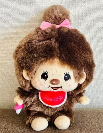 몽치치 봉제 인형 브라운 약 23cm