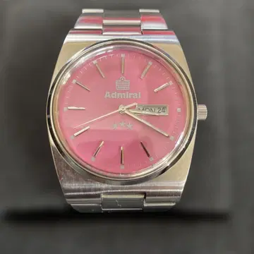 Admiral 자동 시계 핑크 다이얼