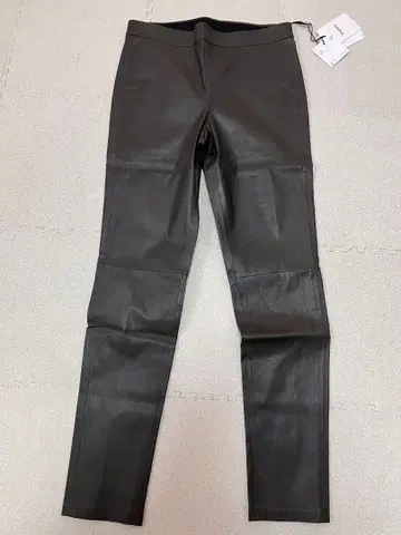 띠어리 가죽 스키니 팬츠 브라운 사이즈 8