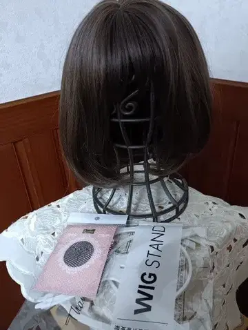 가발 밥 미디엄 패션 가발 블랙 자연 소두 효과