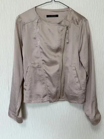 페이지보이 노카라 자켓 베이지