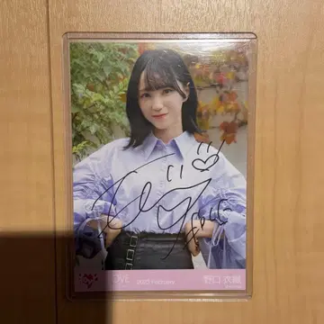 노구치 이오리 친필 사인 브로마이드 이 하늘이 트리거