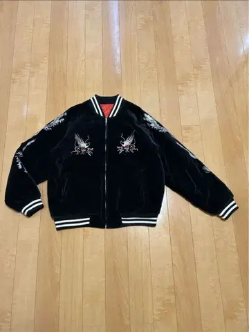 벨벳 수베니어 자켓 90s