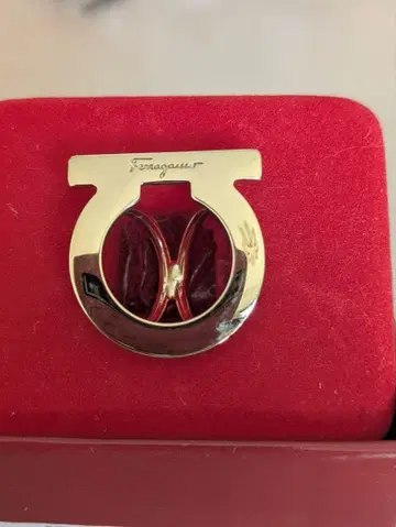 Salvatore Ferragamo 갠클립 골드