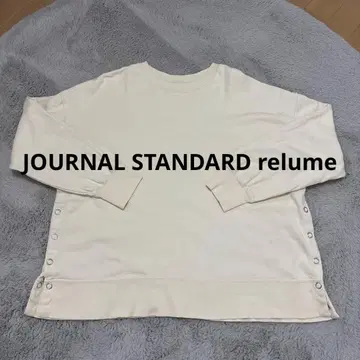 저널 스탠다드 리룸 코튼 반지 도트 맨투맨 슬로브 이에나