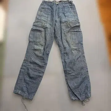 헴프 데님 카고 팬츠 블루블루