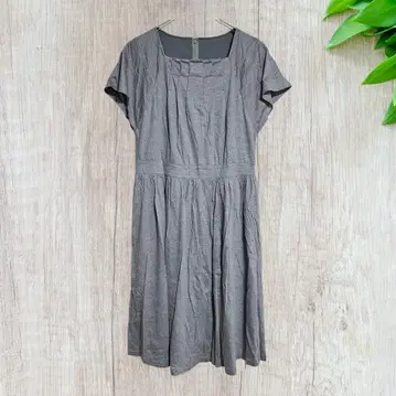 뉴요커 원피스 11호 택 포함 그레이 고급 플레어