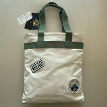 [ 미사용 새상품 ] Porsche AHEAD 토트백 캔버스 화이트