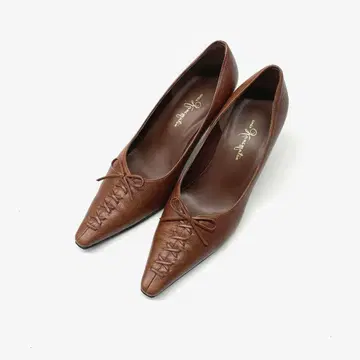 GINZAKanematsu 레이스업 스틸레토 펌프스 A2907