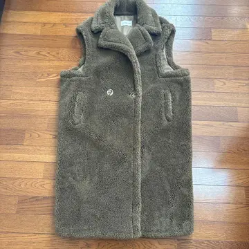 PELLESSIMO 파리 카키 롱 베스트 F