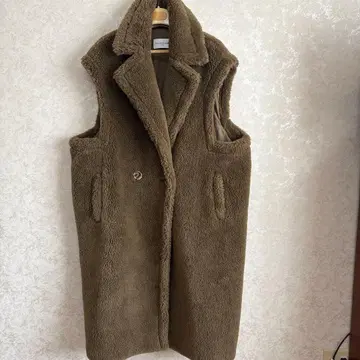 PELLESSIMO 파리 카키 롱 베스트 F