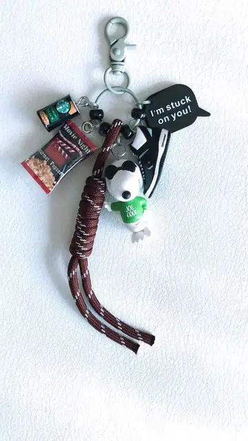 찰랑찰랑 키링 스누피 가챠 파우치 JOECOOL