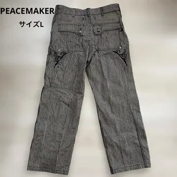 PEACEMAKER 스트라이프 팬츠 L