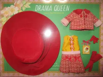 LaLa puppenhaus님 드레스 세트 아웃핏 빨간색 브라이스 작가