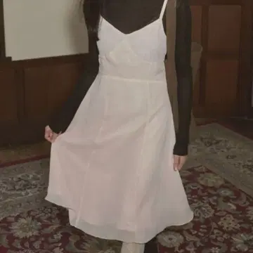 GIUNON 쉬폰 스위칭 미디 드레스 원피스