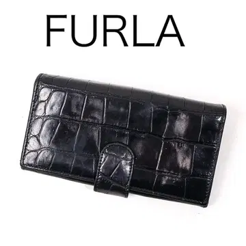 H4242f 훌라 스냅 크로커다일형 장지갑