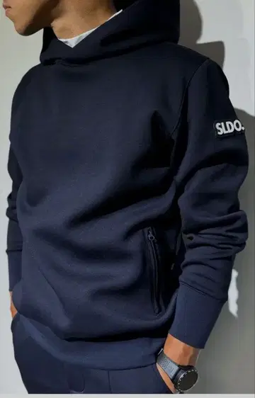 SLDO. 후드 부착 니트 후드티