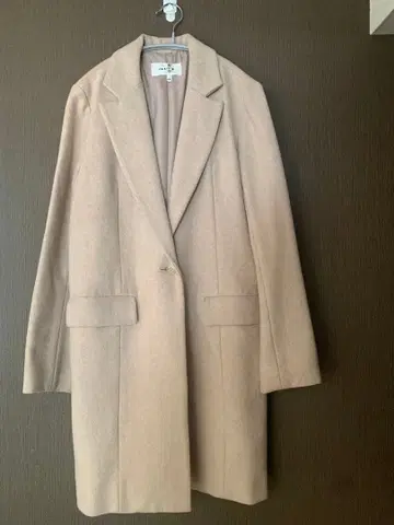 FRAY I.D 베이지 체스터 코트