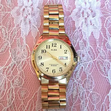 새상품 배터리 작동 새상품급 ALBA 남성용 손목시계 MD57