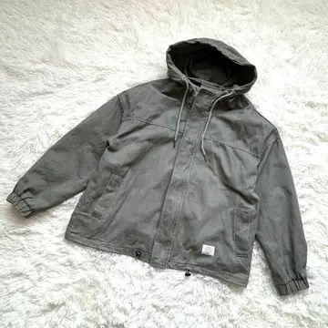 밀리터리풍/집업 후드티/자켓/빈티지/구제 의류/2XL 사이즈