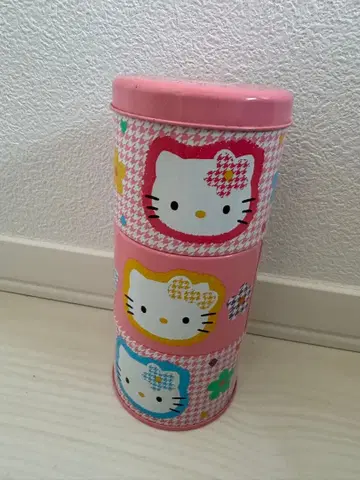 헬로키티 3단 쌓기 캔 카오하나키티