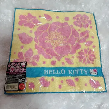 헬로키티 꽃과 엔젤 KT 자카드 프티 타월 2007년 산리오