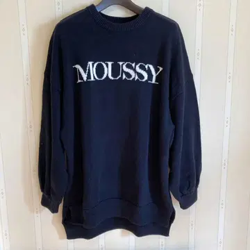 MOUSSY 니트 블랙
