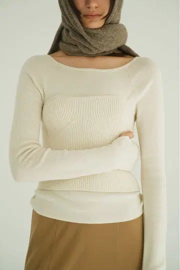 CLANE BUSTIER SET KNIT TOPS