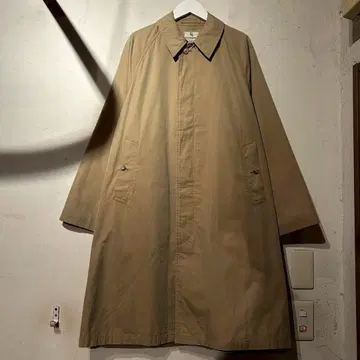 일본제 캡틴선샤인 코튼 발마칸 A라인 코트 36