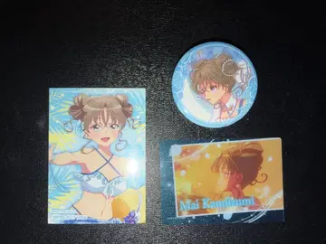 마에바시 위치즈 카미이즈미 마이 굿즈 세트 캔뱃지 엽서 클리어 카드