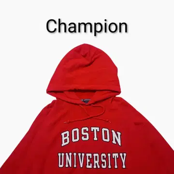 [ REVERSE WEAVE ] Champion 후드티 레드 XL 박스