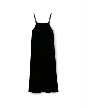 CABaN/캐번 소프트 벨로아 스트랩 원피스