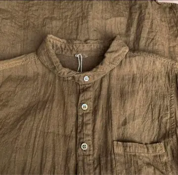 nestrobe 블라우스 셔츠 올리브 브라운