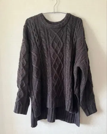 coca 다크 그레이 니트