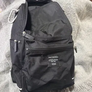 marimekko 블랙 백팩