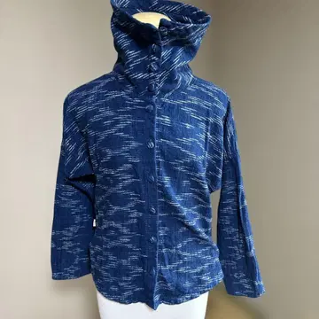 우사토의 의류 핸드메이드 네이비 자켓