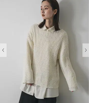 [ 가격 인하 중 ] SENSEOFPLACE 포코포코 루즈 스웨터