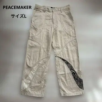 PEACEMAKER L 사이즈 베이지 팬츠